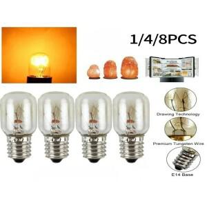 1피스 15W 240V 전구 E14 소금 램프 글로브 냉장고 전자레인지 벽 조명 가전 액세서리