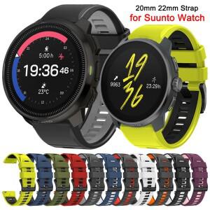 20mm 시계 스트랩 SUUNTO RACE S/OCEAN/VERTICAL용 팔찌 코레아 COROS Pace3용 실리콘 밴드