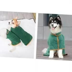 극세사 강아지 가운 소프트 드라이 고양이 가운 목욕타월 반려동물 흡수