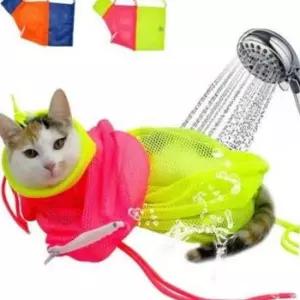 고양이 목욕메쉬 애완동물 세탁 스크래치