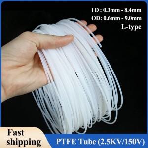 2.5KV 150V PTFE 튜브 ID 0.3 ~ 8.4mm F46 절연 모세관 열 보호 장치 전송 호스 강성 온도 내식성