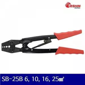 BS 세신버팔로 2204372 압착기 SB-25B 6 10 16 25제곱미리 비절연단자 육각