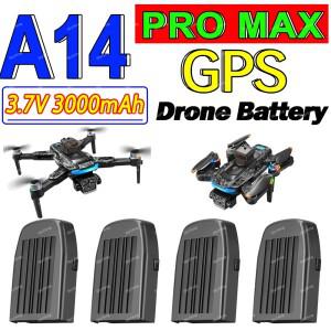A14 PROMAX Drone 용 기존 배터리 PRO MAX RC Quadcopter 교체 액세서리 부품 3.7V 3000MAh