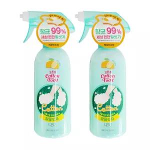 엘지 온더바디 풋샴푸 발을 씻자 레몬민트 385ml 2개 발냄새