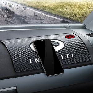 인피니티 Q30 Q50 Q60 D35 G37 FX30 FX35 M37 ESQ JX35 QX50 QX60 QX70 QX80 차량용 PVC 논슬립 매트 대시보드 핸드폰 미끄럼 방지 패드 DS-YC