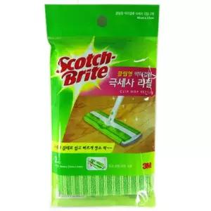 3M 스카트브라이트 클립형 막대걸레 극세사리필 리필 극세사걸레