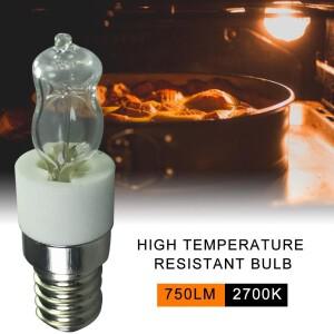 40W/50W E14 오븐 전구 110V/220V 할로겐 램프 고온 500 ℃ 저항하는 맥세이프호환한 건조기 전자레인지