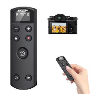 후지필름 충전식 카메라 리모컨 무선 셔터 릴리스는 후지 X-T30 II X-S10 X100VI X-H2S X-H2 X-T5 X-T4 X-T3 X-S20 X-T50 X-T30 X-M5 X-E5 X 하프(블랙)와 호환됩니다