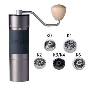 Kingrinder 수동 커피 그라인더 420 스테인레스 스틸 버 코어 휴대용 밀 K0/K1/K2 /k6 38mm