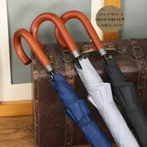 남자 장우산 스타일리쉬한 우산 고급 인쇄무료 대량 캐주얼아이템 개성템 그레이