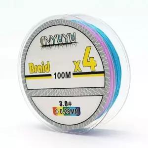 4합사 합사 낚싯줄 3호 100m PE 줄-WFM8BRN