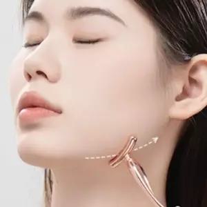 페이스 강력 괄사 얼굴 라인 머리 지압 마사지기 라인 림프 순환 ...