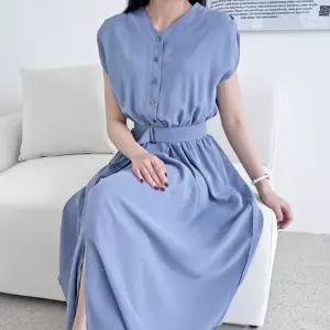 원피스 롱 여자 여성 여름 기본 베이직 데일리 캐주얼 데이트 하객 오피스