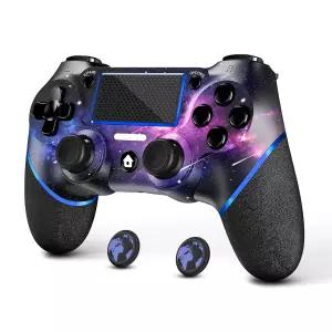 PS4용 에이스게이머 무선 컨트롤러 양면 미끄럼 방지 그립과 3.5mm 오디오 잭을 갖춘 맞춤형 디자인 V2
