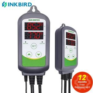 INKBIRD ITC-308 디지털 온도 컨트롤러 콘센트 조절기 열 및 냉각  Carboy  발효기  온실 테라리움
