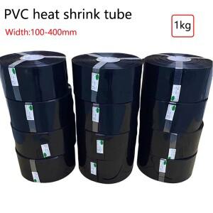 1KG 검정색 PVC 열 수축 튜브 18650/21700/26650/32650 배터리 필름 절연