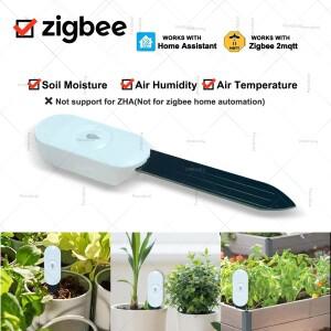 스마트 ZigBee 토양 수분 센서 온도 및 습도 측정기 Z2M 용 열 정원 자동화 관개 감지기