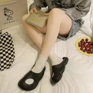 여름 에어홀 샌들 쿠션 여자 신발 욕실화 뮬 쿠션좋은슬리퍼 발이편한슬리퍼 여름슬리퍼