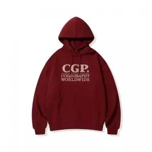 매장정품 코드그라피 CGP 스퀘어 로고 후디_다크 레드 CBEBUTH020DD 746062