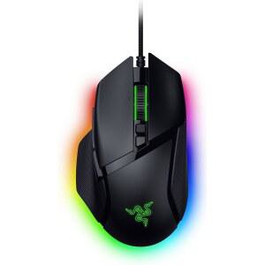 레이저 바실리스크 V3 35K 유선 인체공학적 게이밍 마우스: 하이퍼스크롤 틸트 휠 - 35K DPI 광학 센서 2-13세대 맞춤형 컨트롤 - 크로마 RGB - 광학 스위치 3세대 - 스피드플렉스 케이블