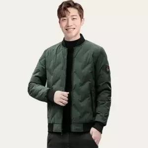 [하프클럽/]패션조끼 블루종 남자 간절기 퀼팅 아우터 패딩 점퍼 자켓