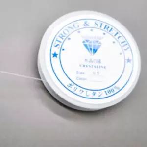 비즈공예 낚시줄 팔찌재료 우레탄 줄 0.7mm 우레탄줄 탄성줄 투명줄 비즈공예줄