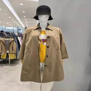 [백화점 정품] 26년SALE 베네통 백 벨트포인트 트렌치 코트