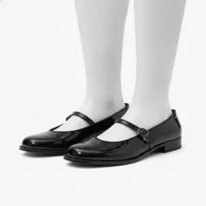 하루타 여성용 소가죽 메리제인 SF341B E ENAMEL BLACK HRT