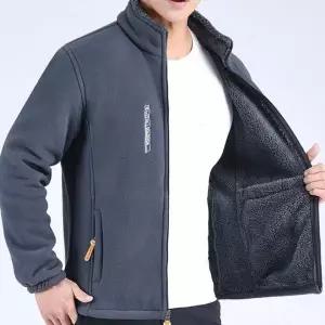 남자 기모 후리스 집업 점퍼 보아털