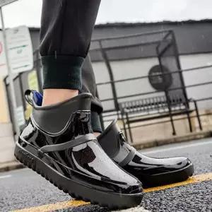 고품질 남자 우화 첼시 부츠 우화 귀농 장비 방수 고무 신발 레인앵클부츠 (W598EC1)