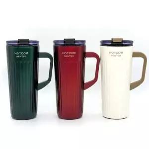 뉴트로 텀블러 보온 보냉 머그컵 보틀 버건디 0.52L 2371236 J