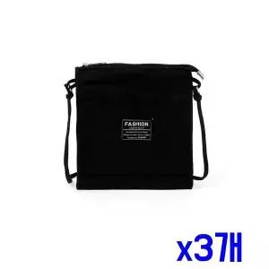 [오너클랜]TBZ 가벼운 캔버스 슬림 크로스백(블랙) x3개
