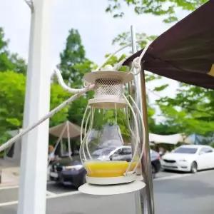 감성캠핑 티라이트 램프(아이보리) 감성캠핑등 캔들조명 캔들스탠드 캔들용기 (W6D422E)