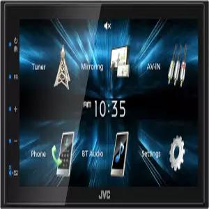 USB 포트가 있는 JVC KWM50BT 블루투스 자동차 스테레오 수신기 675인치 터치스크린 디스플레이 AM/FM