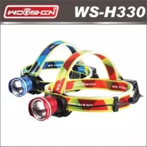 우신 LED충전식줌헤드랜턴 WS-H330 라이트 후레쉬 led후레쉬 (W747803)