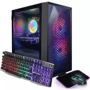 HOMEHOME조립 완료된 게이밍 PC 데스크탑 AMD 라데온 RX 550 4G DR5 코어 I5 33Ghz 최대 6G 램 52G SSD