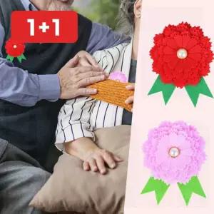 뱃지 카네이션 DIY 키트 수공 만들기 꽃 장식 교육 선물