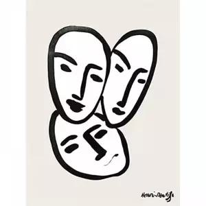 TBZ 앙리마티스 초상화 A (5D)(AB 원형) 보석십자수 30x40
