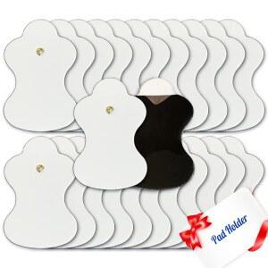 (24PCS) Omron TENS 유닛 교체 패드 재사용 가능 패드(Omron 브랜드 제외)와 호환되는 12쌍