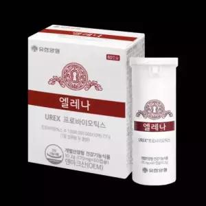 유한양행 엘레나 질유산균 질 건강 유산균 60캡슐 2개월