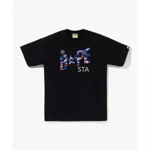 매장정품 BAPE 스크린 카모 베이프 스타 티셔츠(M) BLACK