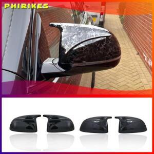 2개 미러 커버 자동차 액세서리 캡 광택 블랙 쉴드 외부 튜닝 BMW X3 G01 X4 G02 X5 G05 X6 G06 X7 G07 201