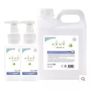 [골드스마일]이공 머스캣향 4L+500mlx2대용량 리필 거품형 물비누