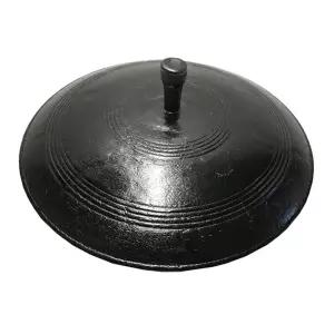 창조명품주물 무쇠 가마 솥뚜껑 지름 52cm 무쇠솥뚜껑 무쇠판 구이판 그리들 가마솥뚜껑 캠핑