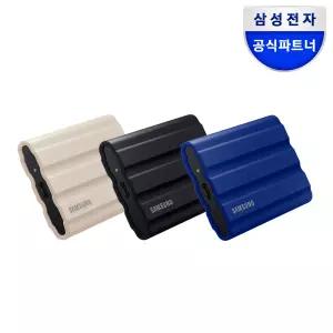 삼성전자 삼성 포터블 외장 SSD T7 Shield 쉴드 2TB MU-PE2T0 데이터복구서비스 +파우치