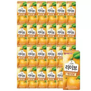서울우유 리이브 제주감귤 190ml X 24팩