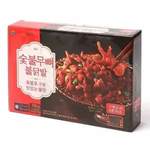 푸드맥스 숯불 무뼈 불닭발 350g x 2개