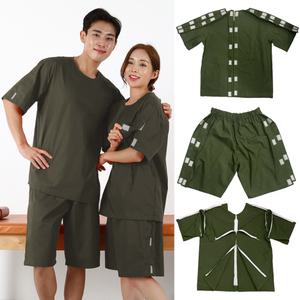 신화가운 지퍼 찍찍이 환자복 정형외과 한의원 트임환자복 검진복 IMS치료 도수치료복 물리치료복