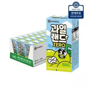 [연세우유] 과일랜드 청포도 190ml 24팩 제로슈가 제로칼로리