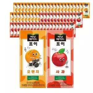 코카콜라 미닛 조이 오렌지 195ml X32팩,애플 195ml X32팩